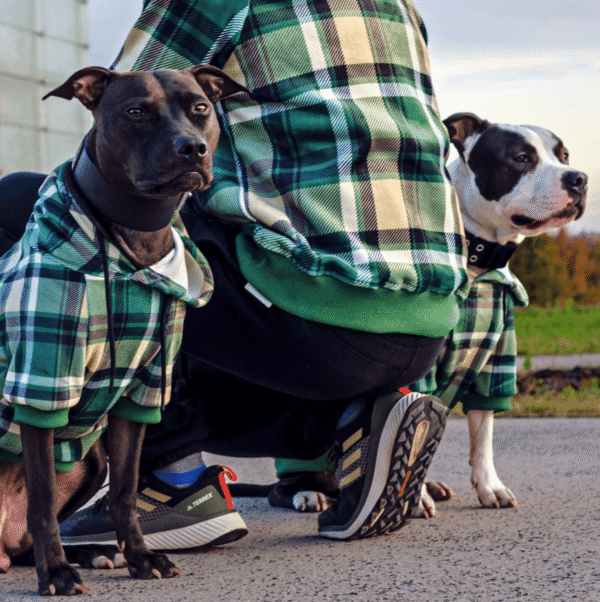 Green Plaid Human Hoodie - Image 5