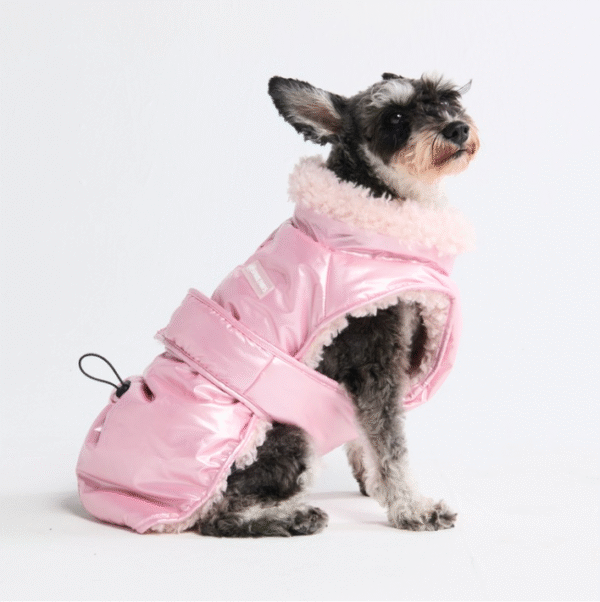 Slip-on Insulated Jacket - Metallic Pink - Image 2