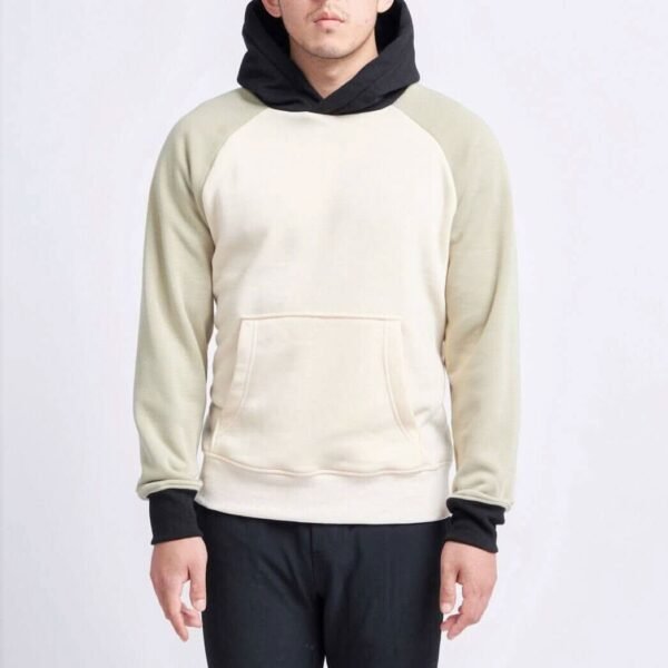 Olive Cream Human Hoodie - Image 5