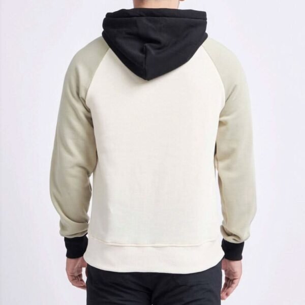 Olive Cream Human Hoodie - Image 4