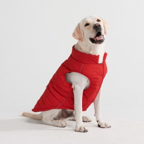 WarmShield Water-Resistant Jacket - Red - Image 4
