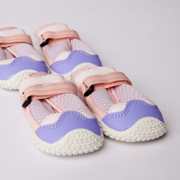 Hot Pavement Pawtector Dog Shoes - Pink Purple - Image 6