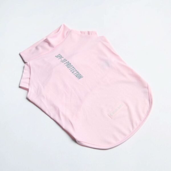 Sunblock Dog T-Shirt - Light Pink - Image 2