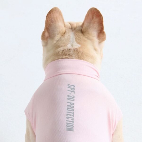Sunblock Dog T-Shirt - Light Pink - Image 3