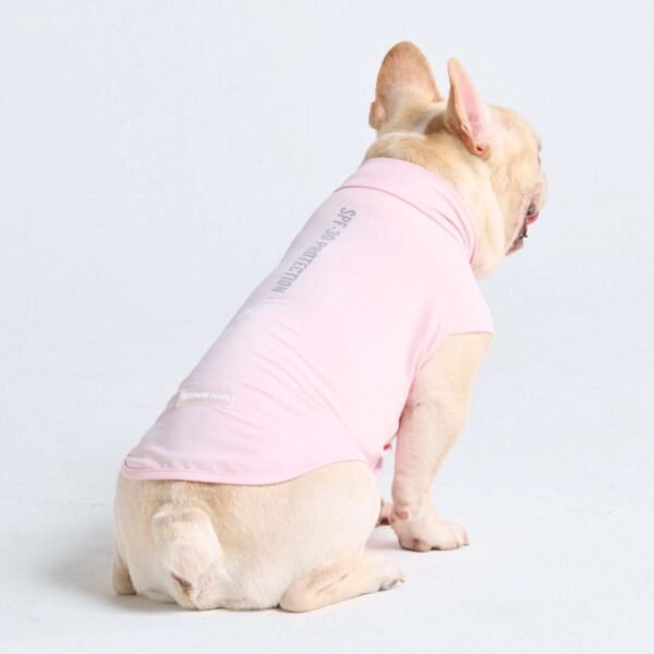 Sunblock Dog T-Shirt - Light Pink - Image 5