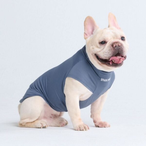 Sunblock Dog T-Shirt - Navy Blue - Image 3