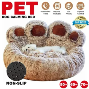 Super Soft anti anxiety dog bed! Super soft paw bed
