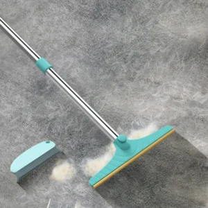 Carpet Rake for Pet Hair Removal, Reusable Cat Dog Hair Remover with 45’’ Long Handle Advanced Lint Remover